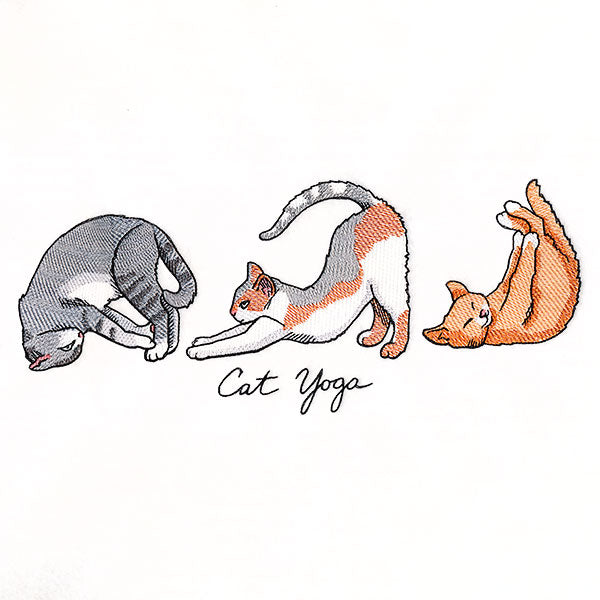 Yoga Cat Border