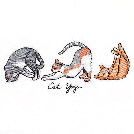 Yoga Cat Border