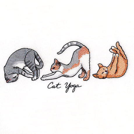 Yoga Cat Border