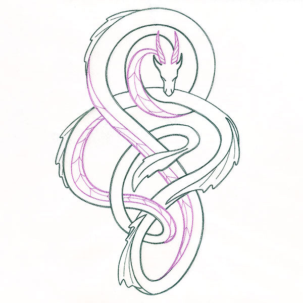 Knotwork Wyrm