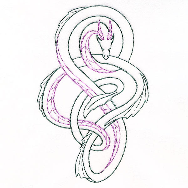 Knotwork Wyrm