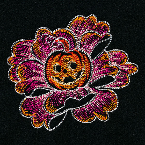 Eyes on Halloween Jack o' Lantern Flower