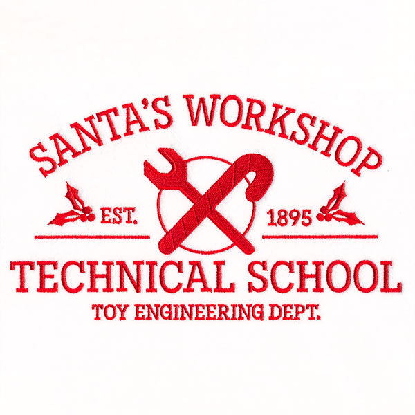 Santa’s Workshop Technical School Sign
