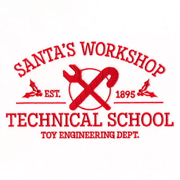 Santa’s Workshop Technical School Sign