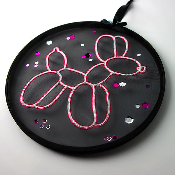 Neon Glow Balloon Dog