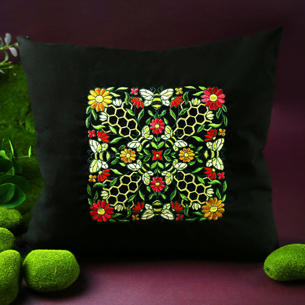 Honeybee Kaleidoscope Square