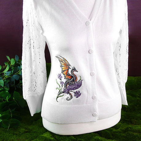 Monarch Dragon and Lilacs