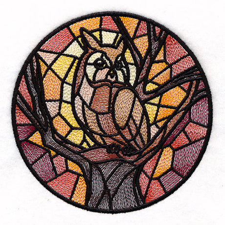 Stained Glass Owl
