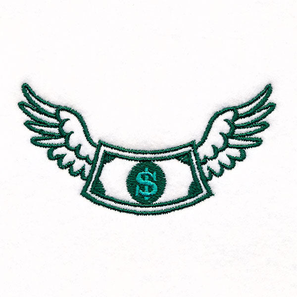 Flying Dollar Icon