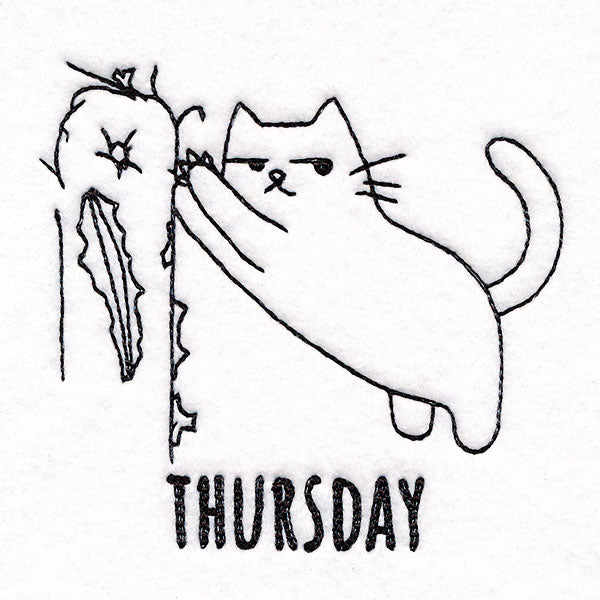 Furniture Scratching Cat on Thursday