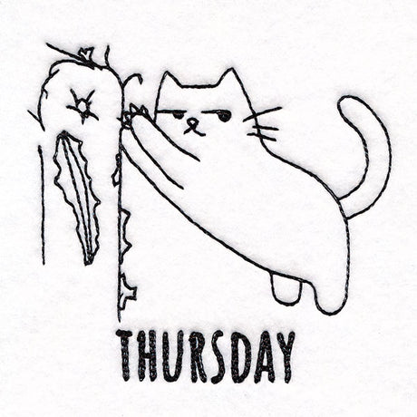 Furniture Scratching Cat on Thursday