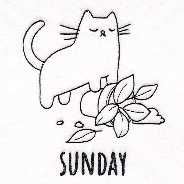 Plant Wrecking Cat on Sunday