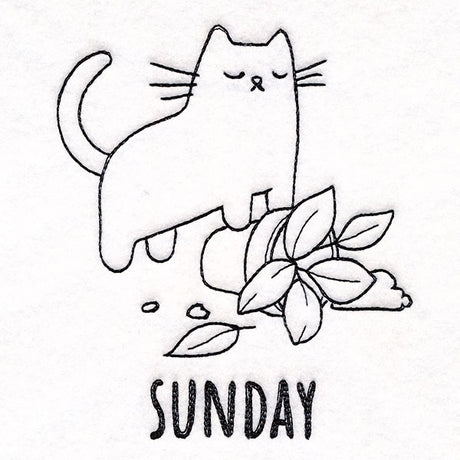 Plant Wrecking Cat on Sunday