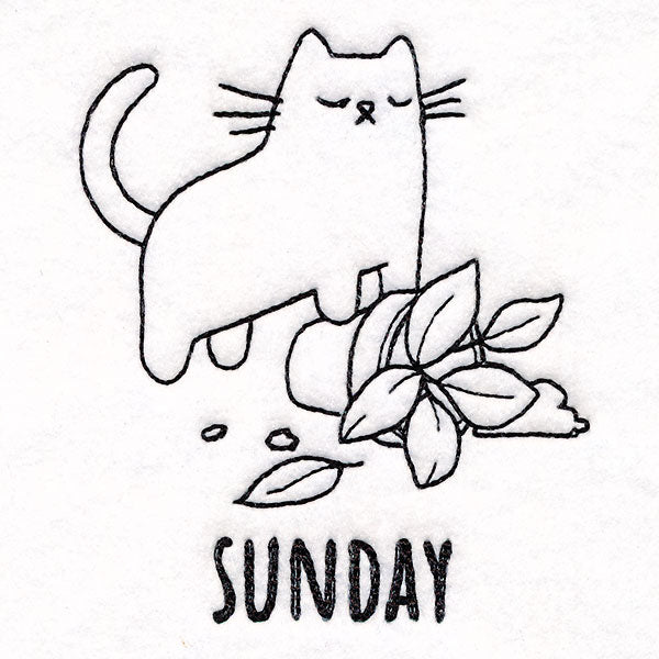 Plant Wrecking Cat on Sunday