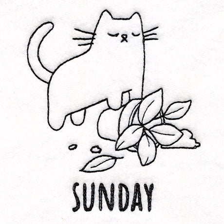 Plant Wrecking Cat on Sunday