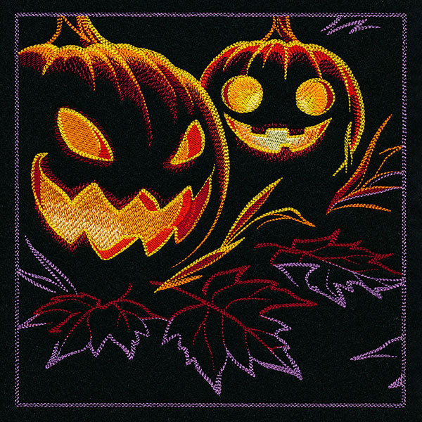 Haunted Halloween Scene Square 5