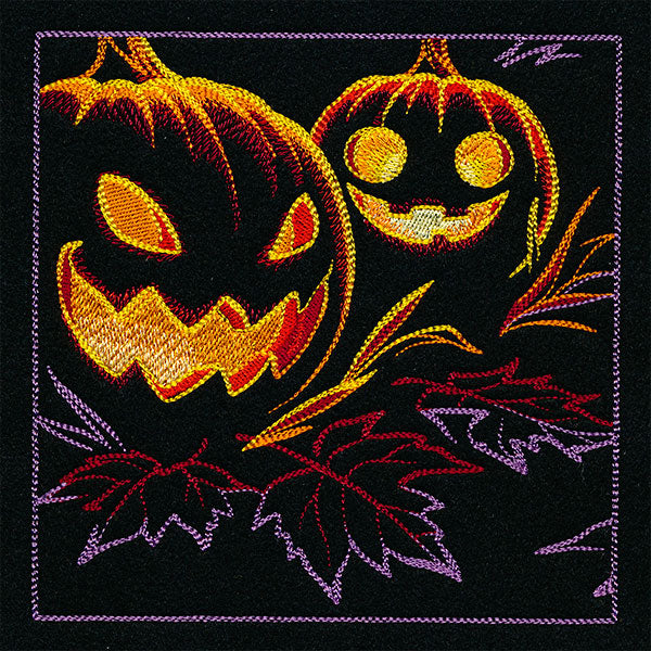 Haunted Halloween Scene Square 5
