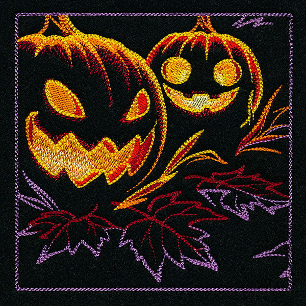 Haunted Halloween Scene Square 5