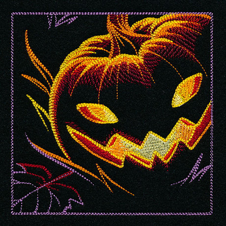 Haunted Halloween Scene Square 6