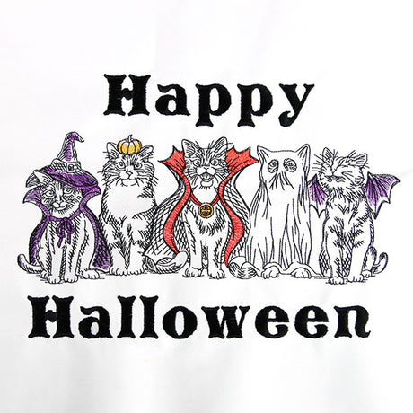 Happy Meow-lloween Cat Border