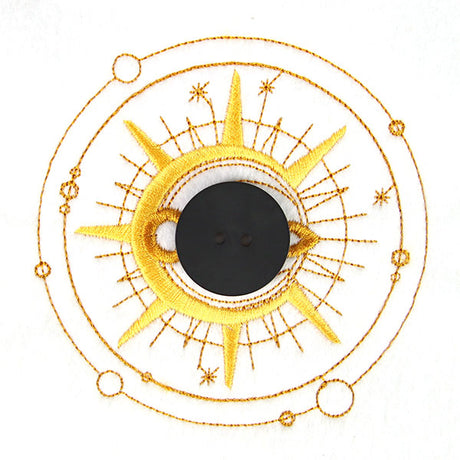 Halloween Buttonhole - Moon