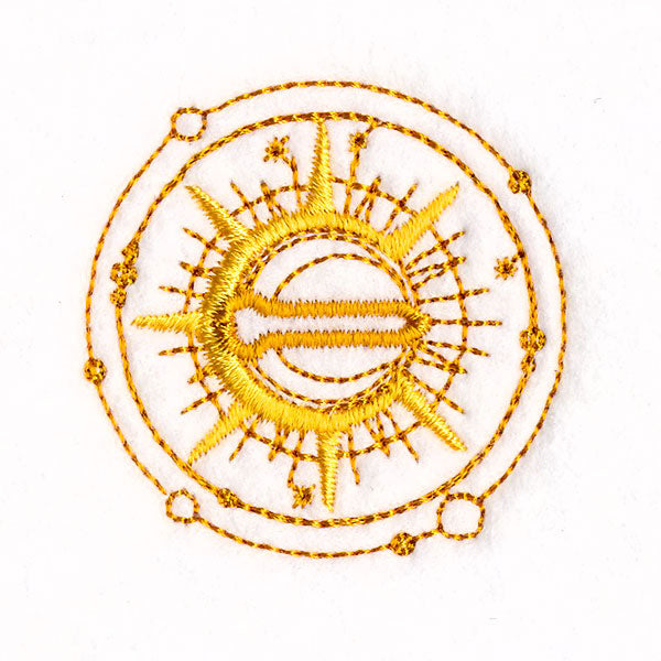 Halloween Buttonhole - Moon