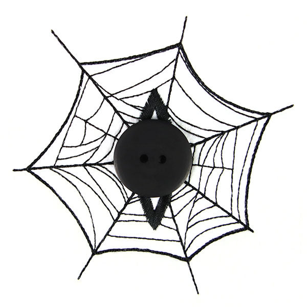 Halloween Buttonhole - Spiderweb