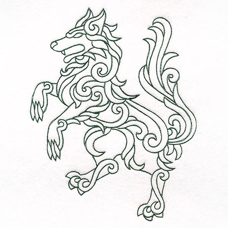 Fantastic Heraldry - Wolf