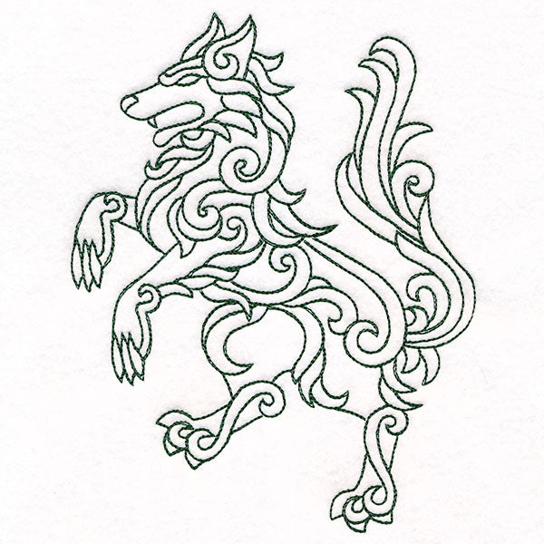Fantastic Heraldry - Wolf