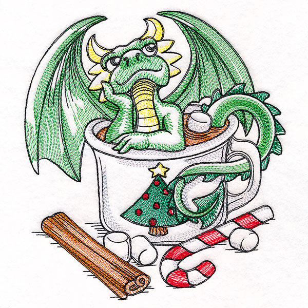 Dreaming Hot Cocoa Dragon