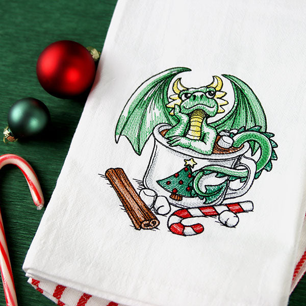 Dreaming Hot Cocoa Dragon