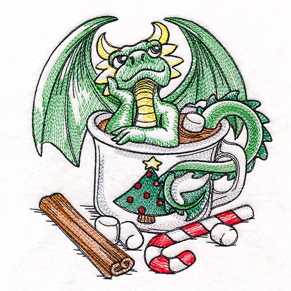Dreaming Hot Cocoa Dragon