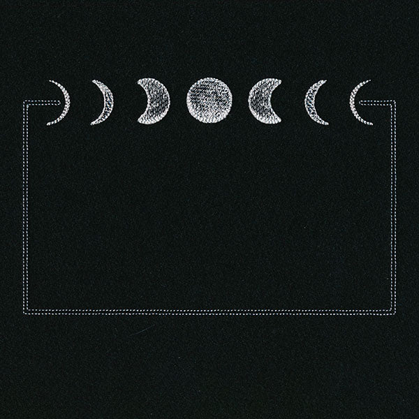 Moon Phases Quilt Label