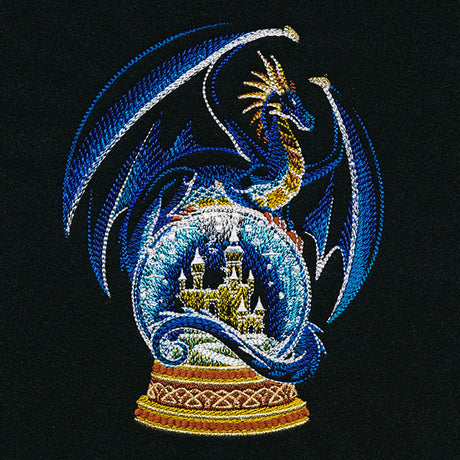 Snow Globe Magic Dragon