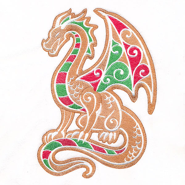 Christmas Gingerbread Dragon