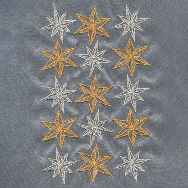 Holiday Stars (Freestanding Organza)