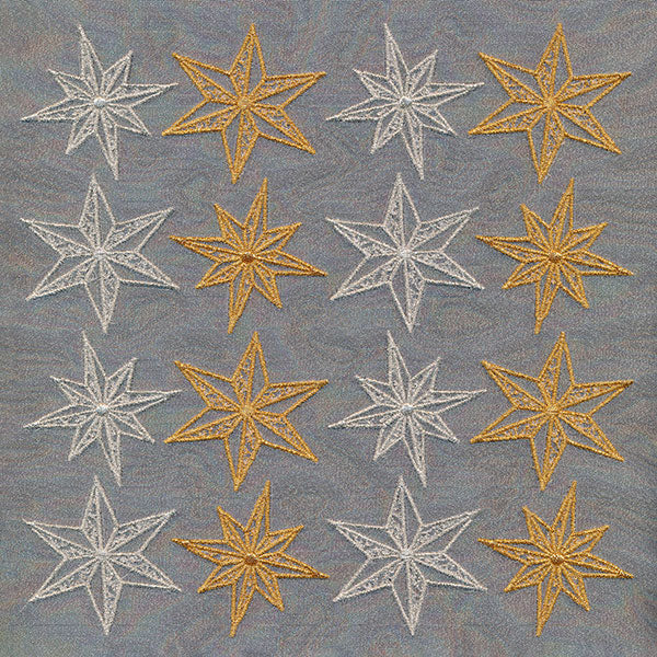 Holiday Stars (Freestanding Organza)