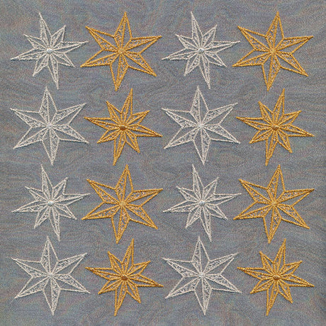 Holiday Stars (Freestanding Organza)