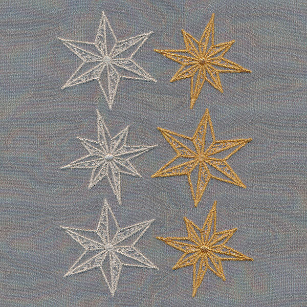 Holiday Stars (Freestanding Organza)