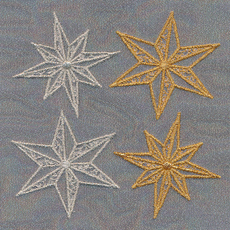 Holiday Stars (Freestanding Organza)