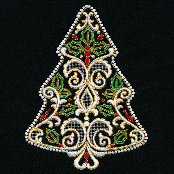 Festive Textures Christmas Tree