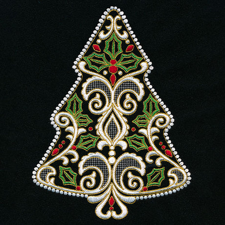 Festive Textures Christmas Tree