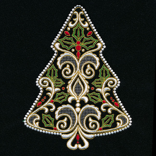 Festive Textures Christmas Tree