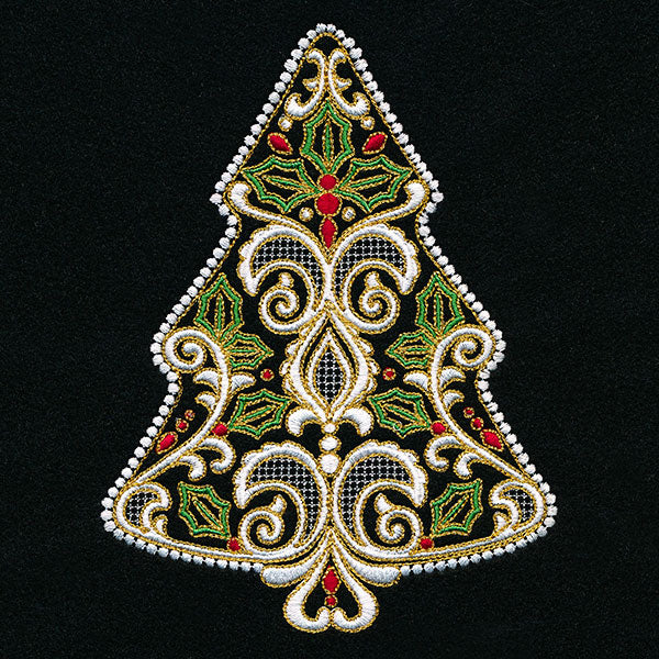 Festive Textures Christmas Tree