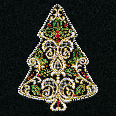 Festive Textures Christmas Tree