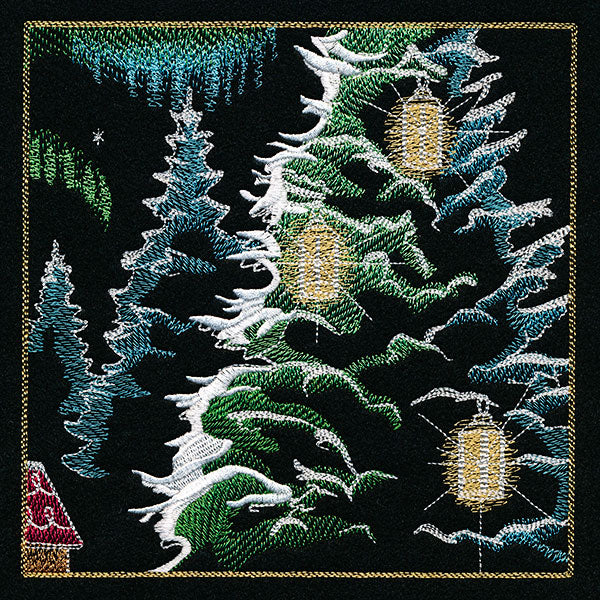 Dragons & Gingerbread Christmas Panel 4