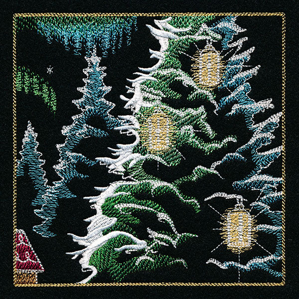 Dragons & Gingerbread Christmas Panel 4