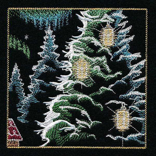 Dragons & Gingerbread Christmas Panel 4