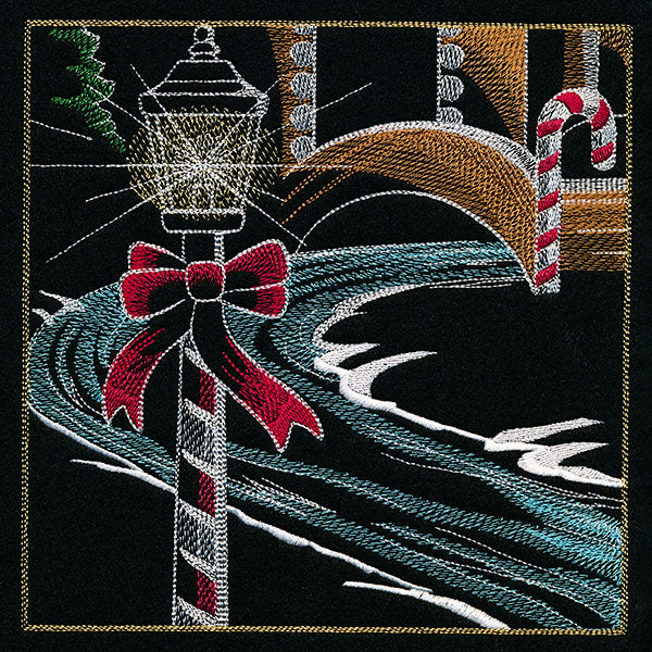 Dragons & Gingerbread Christmas Panel 5