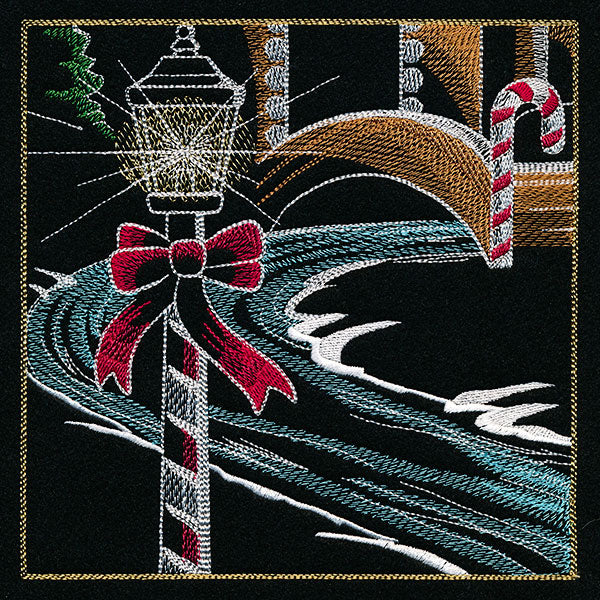 Dragons & Gingerbread Christmas Panel 5